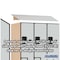 Salsbury Industries 2 Tier 'S' Designer Locker, 54"Wx76"Hx24"D, 6 Door, Gray 18-27364GRY - alternate 8